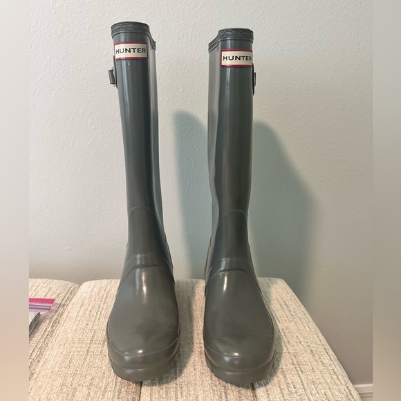 Hunter Rain Boots - Gray - Picture 2 of 4